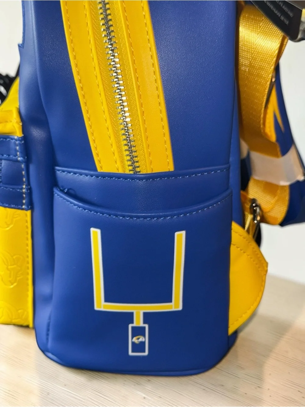 Loungefly NFL LA Rams Patches Mini Backpack